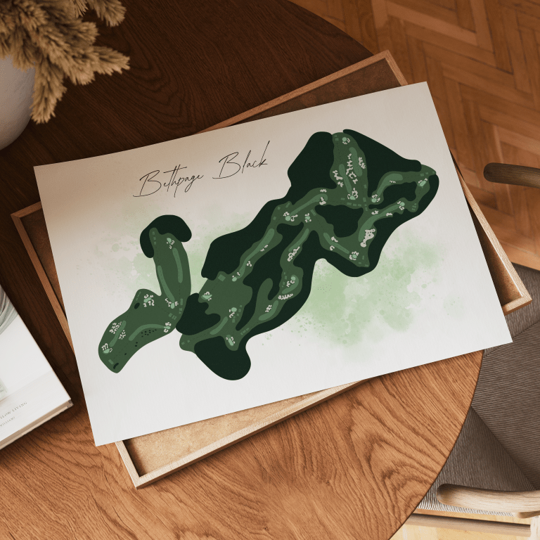 Bethpage Black Course Art Print - Links & Legends