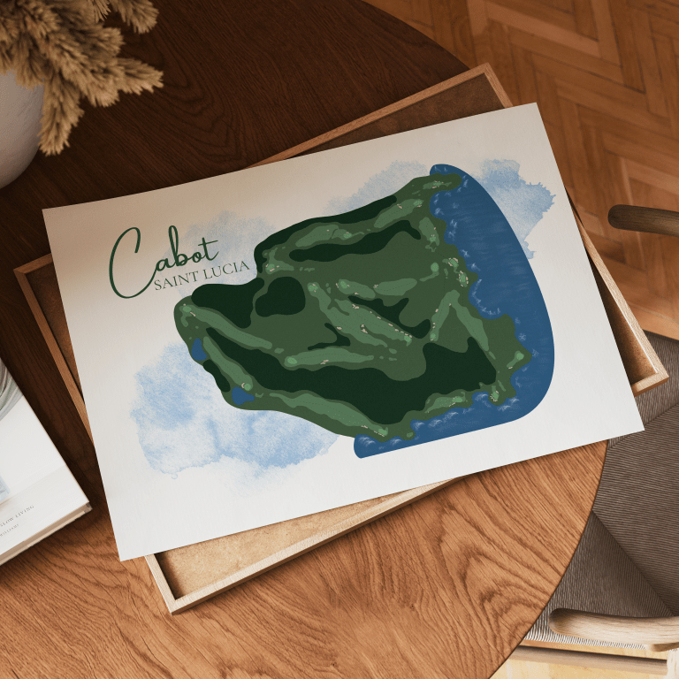 Cabot St Lucia Art Print - Links & Legends