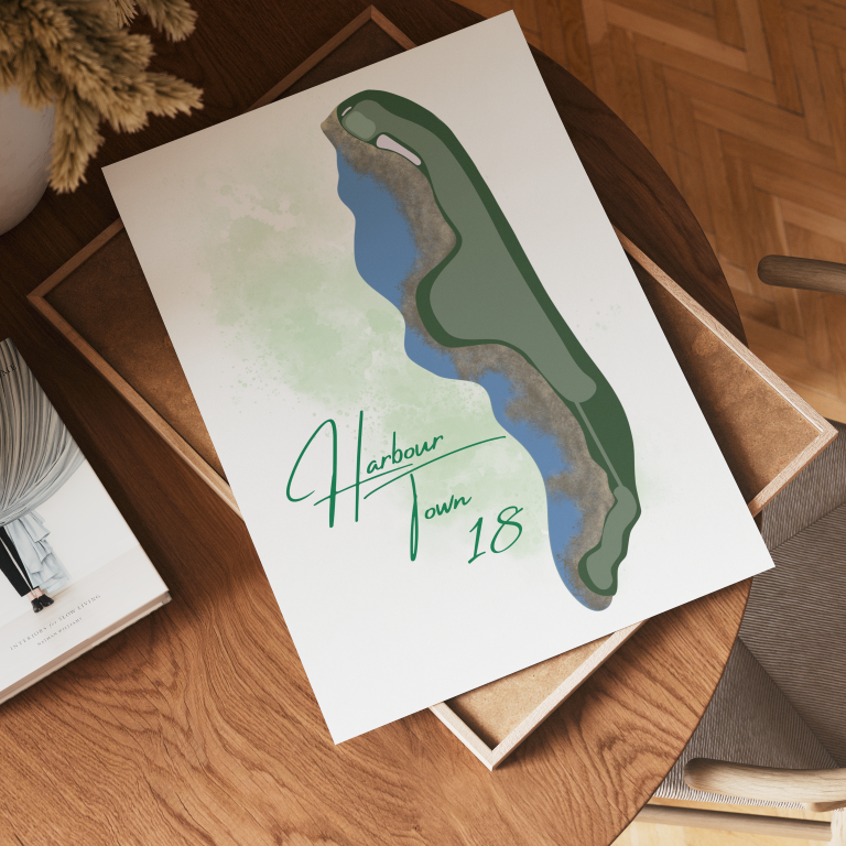 Harbour Town 18 Art Print