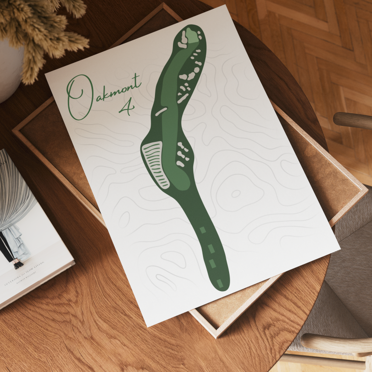 Oakmont Hole 4 Art Print