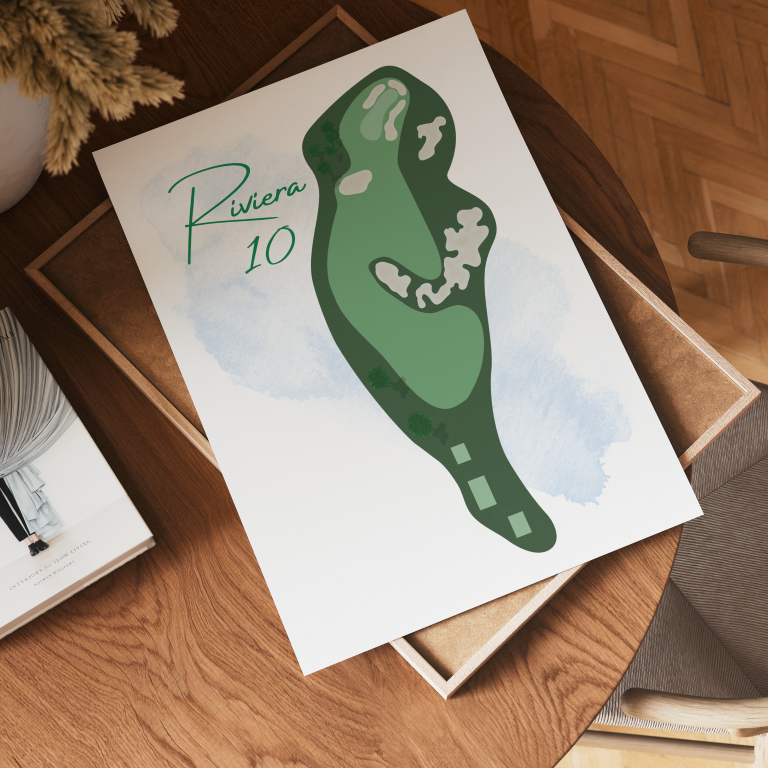 Riviera 10 Art Print