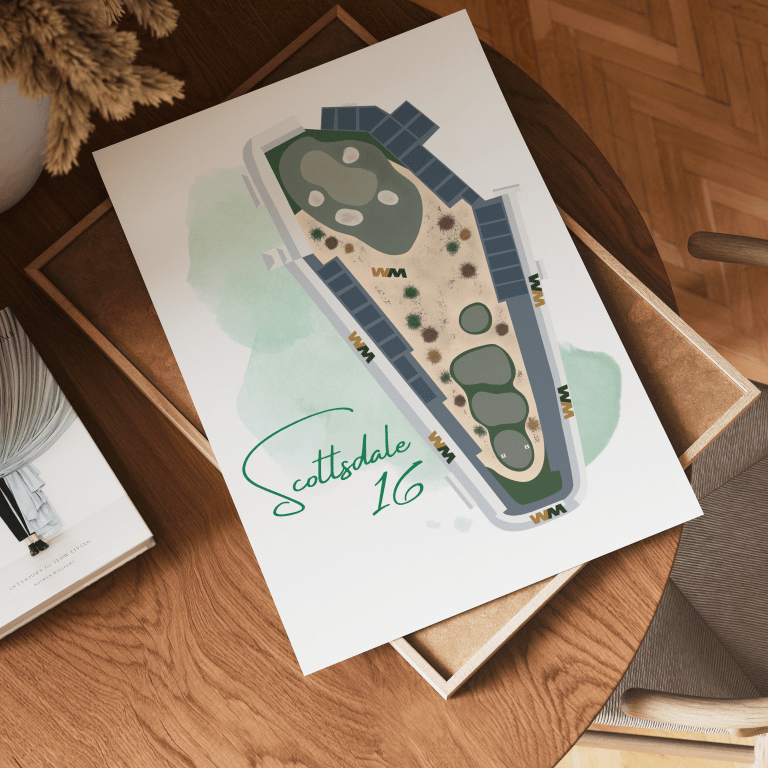 Scottsdale 16 Art Print - Links & Legends