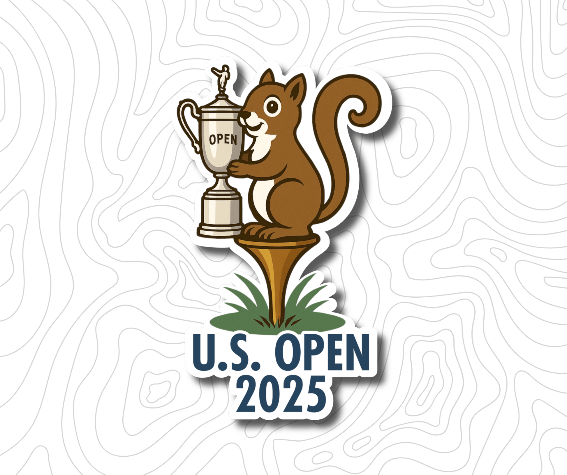 US Open 2025 Oakmont Squirrel - Links & Legends