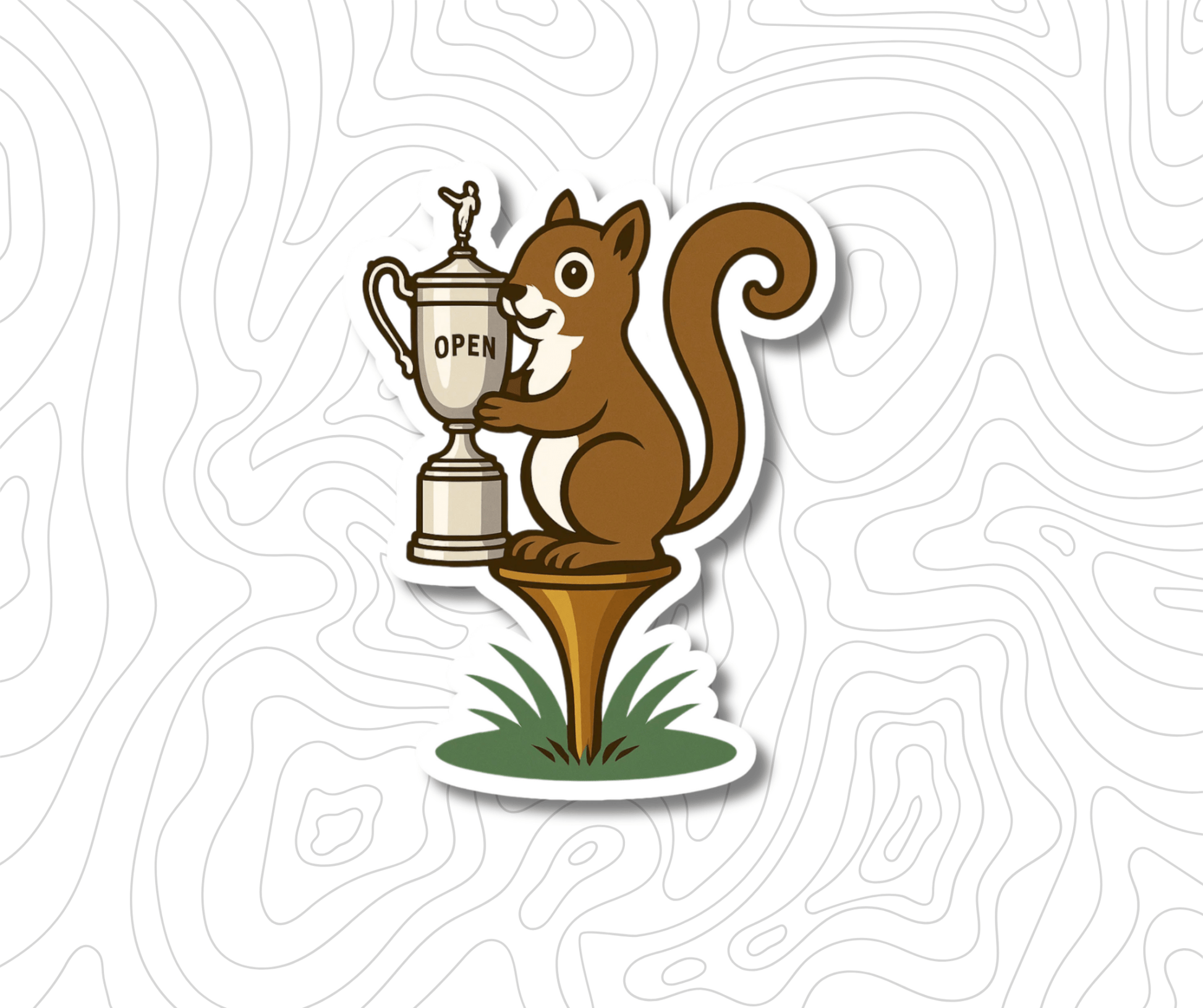 US Open Oakmont Squirrel - Links & Legends