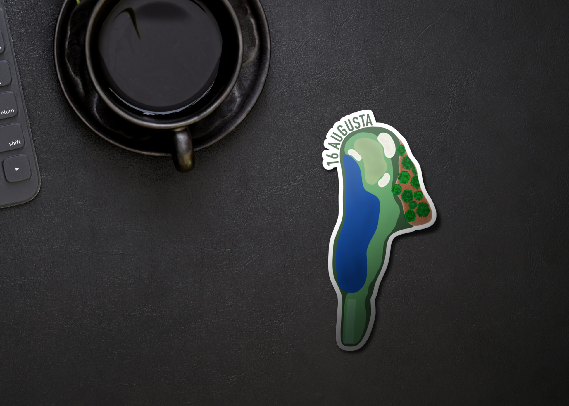 Augusta Hole 16 Sticker