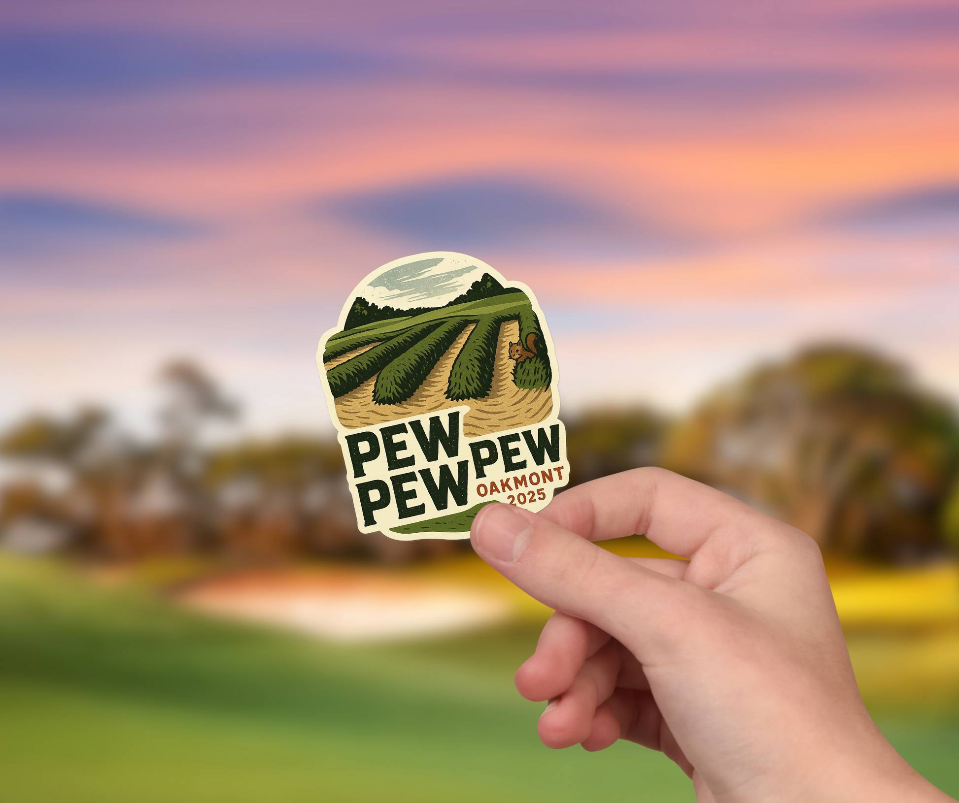 Pew Pew Pew Sticker