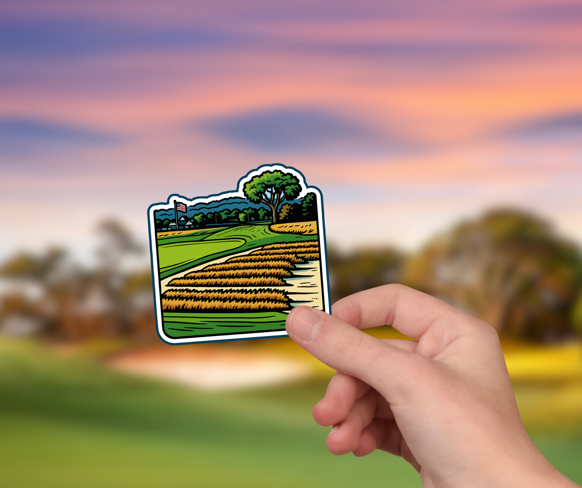 Oakmont Pews Sticker
