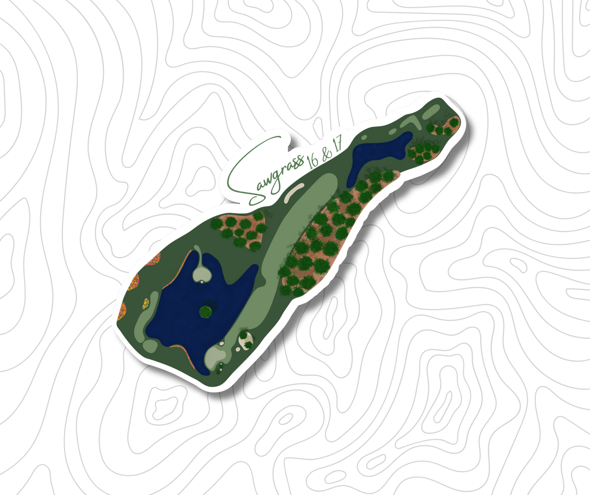 Sawgrass 16 17 Sticker