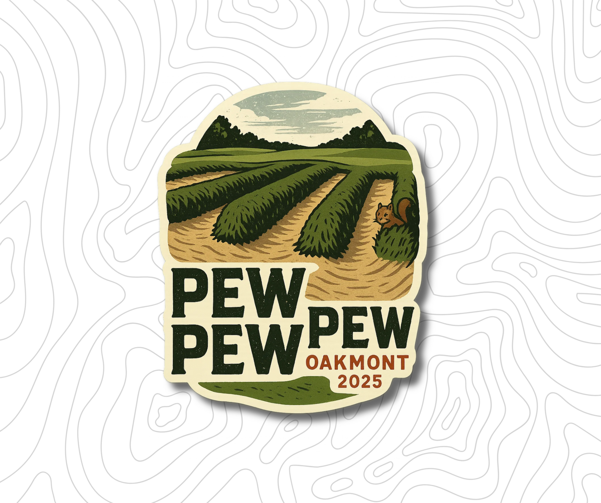 Pew Pew Pew Sticker