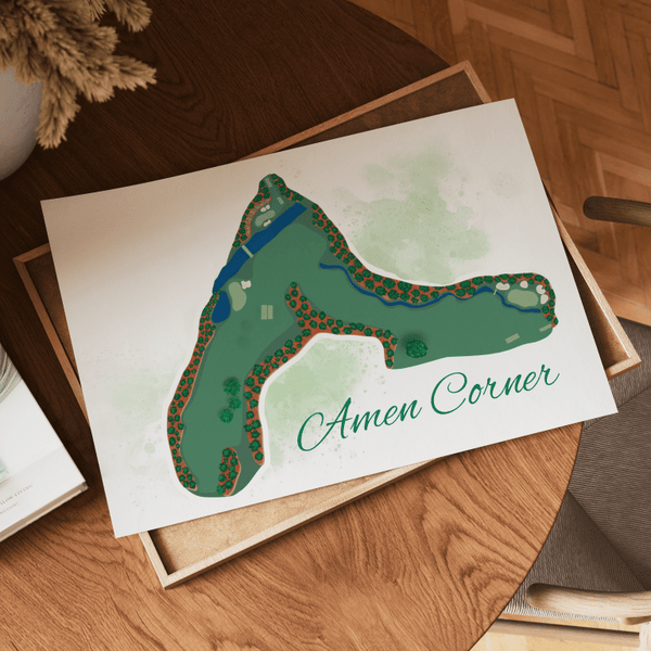 Amen Corner Art Print - Links & Legends