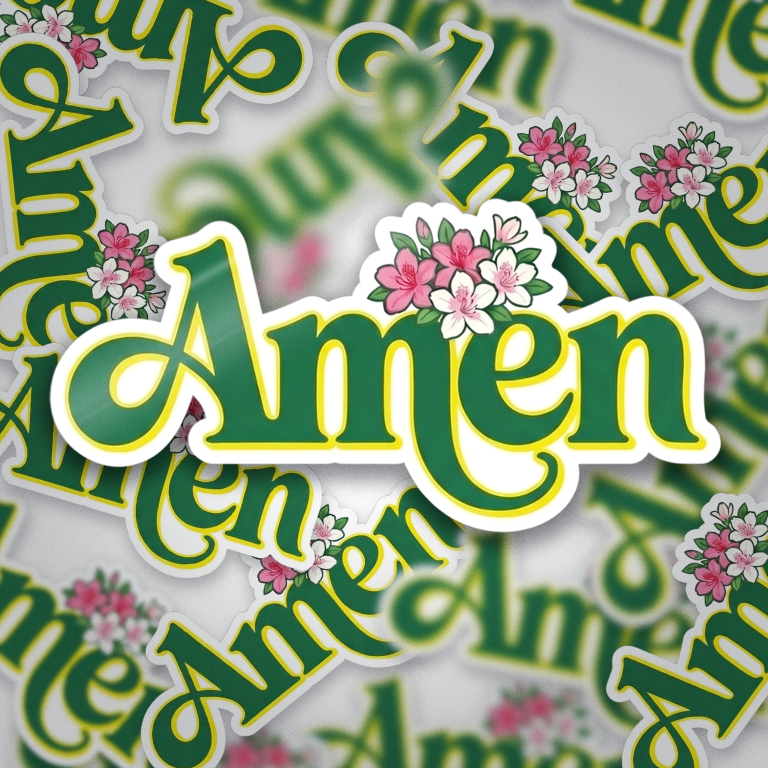 Augusta Amen Azalea Sticker