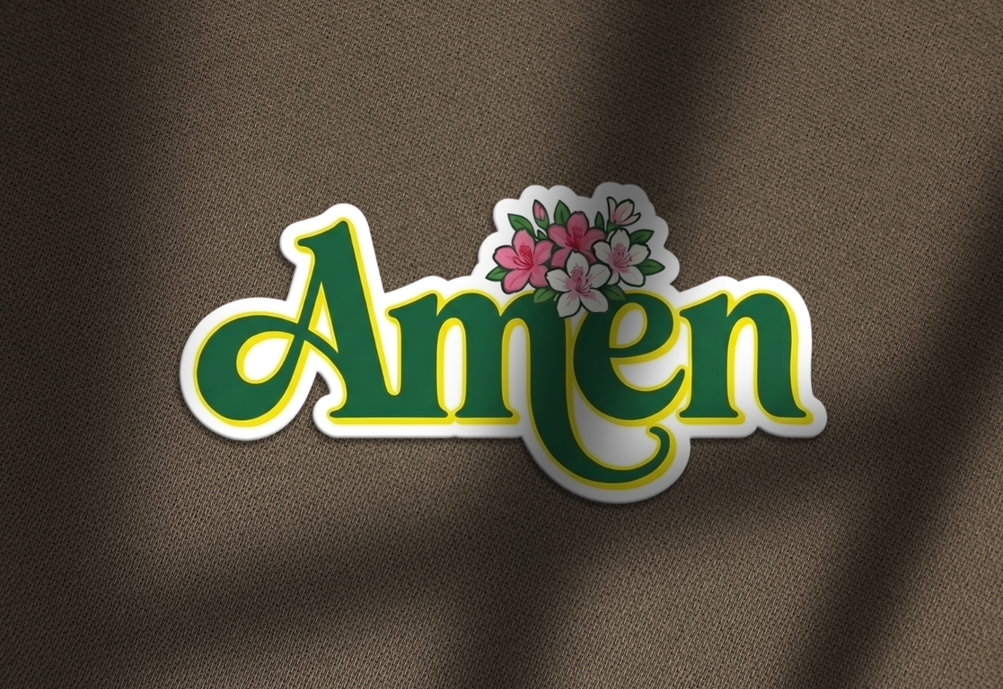 Augusta Amen Azalea Sticker