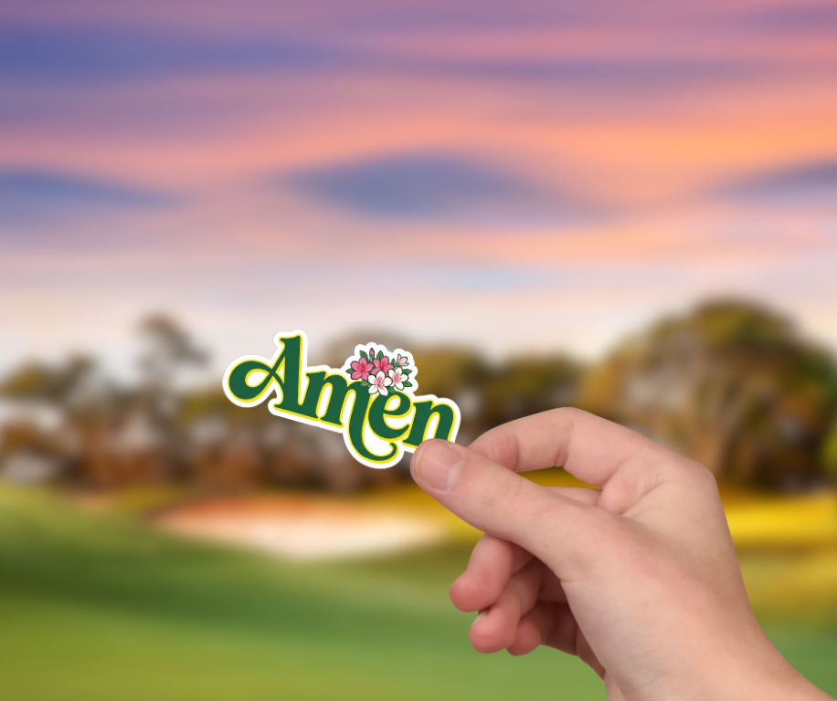 Augusta Amen Azalea Sticker