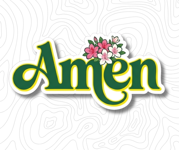 Augusta Amen Azalea Sticker