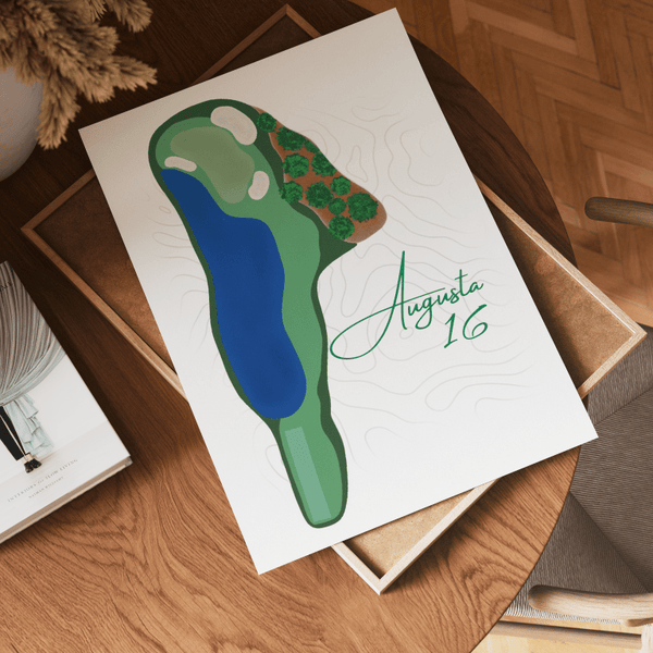 Augusta 16 Art Print - Links & Legends
