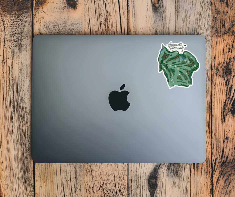 Augusta Course Layout Sticker