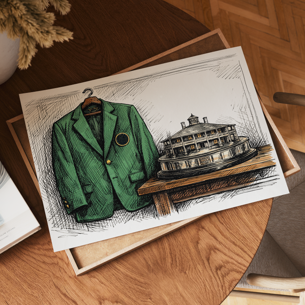 The Jacket & Trophy Art Print