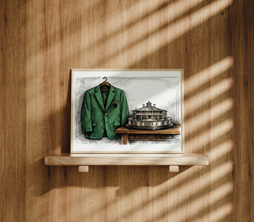 The Jacket & Trophy Art Print