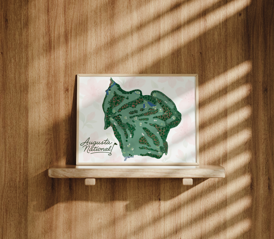 Augusta Golf Course Art Print