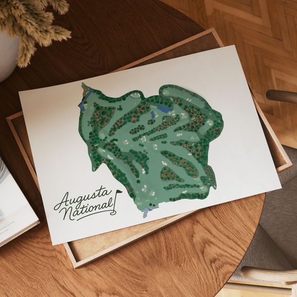 Augusta Golf Course Art Print