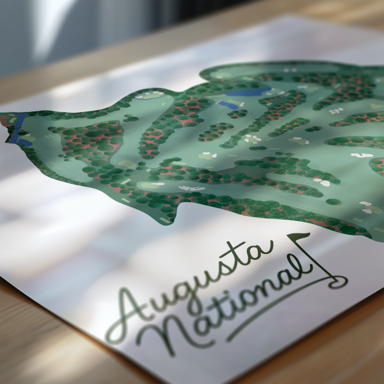 Augusta Golf Course Art Print