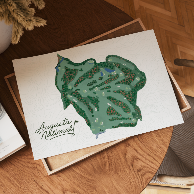 Augusta Golf Course Art Print