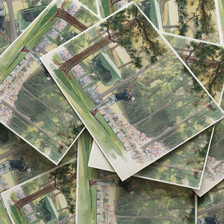 Rory's Shot For The Slam Art Print