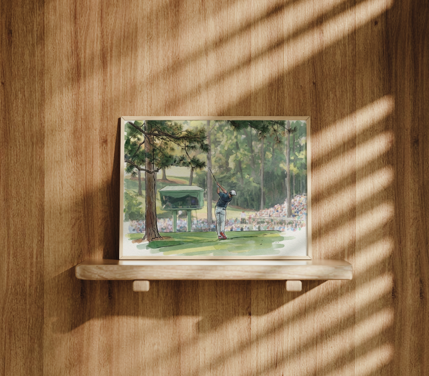 Rory's Shot For The Slam Art Print