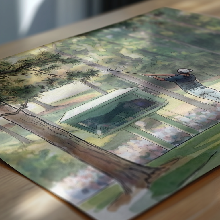 Rory's Shot For The Slam Art Print