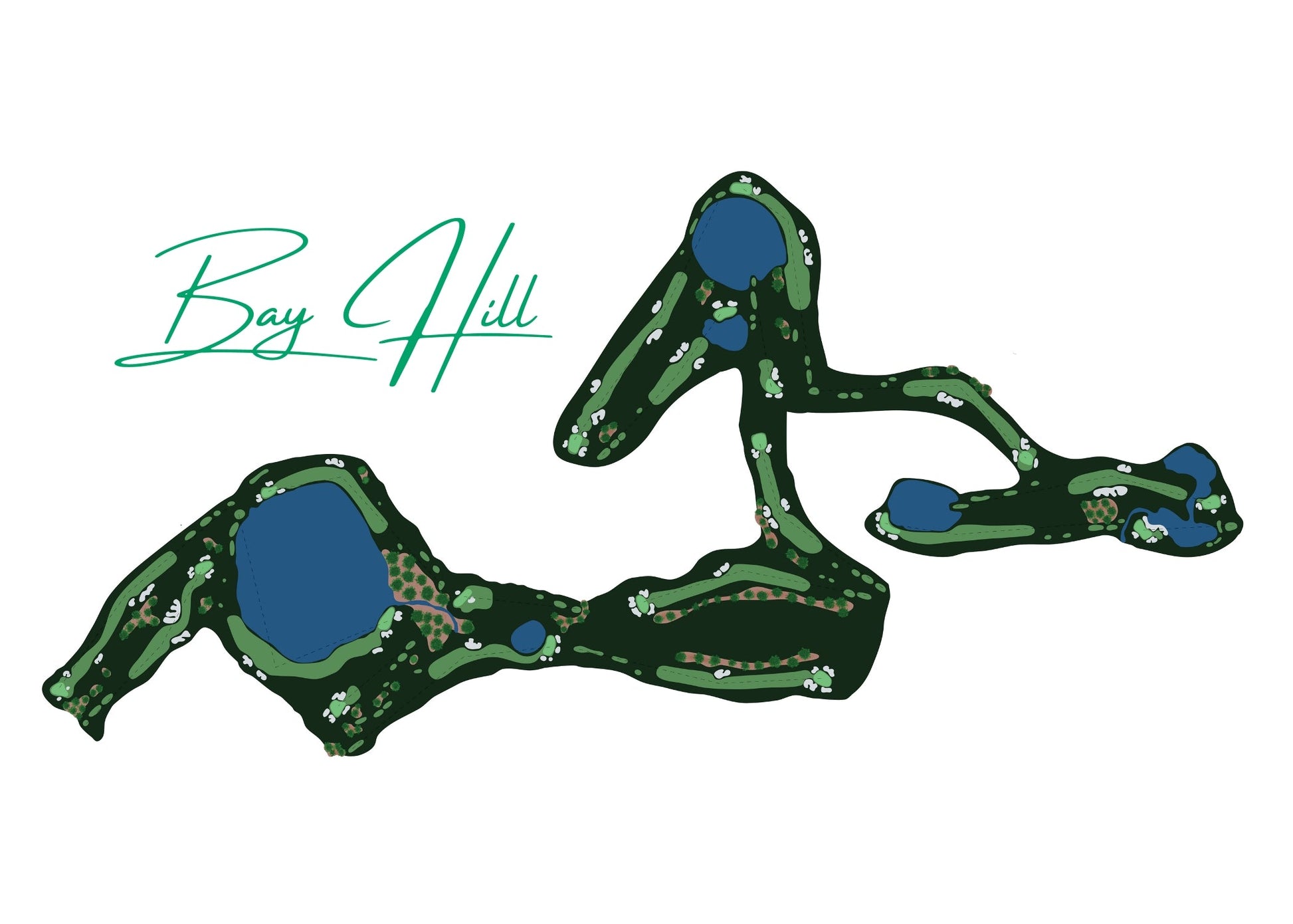 Bay Hill Course Art Print
