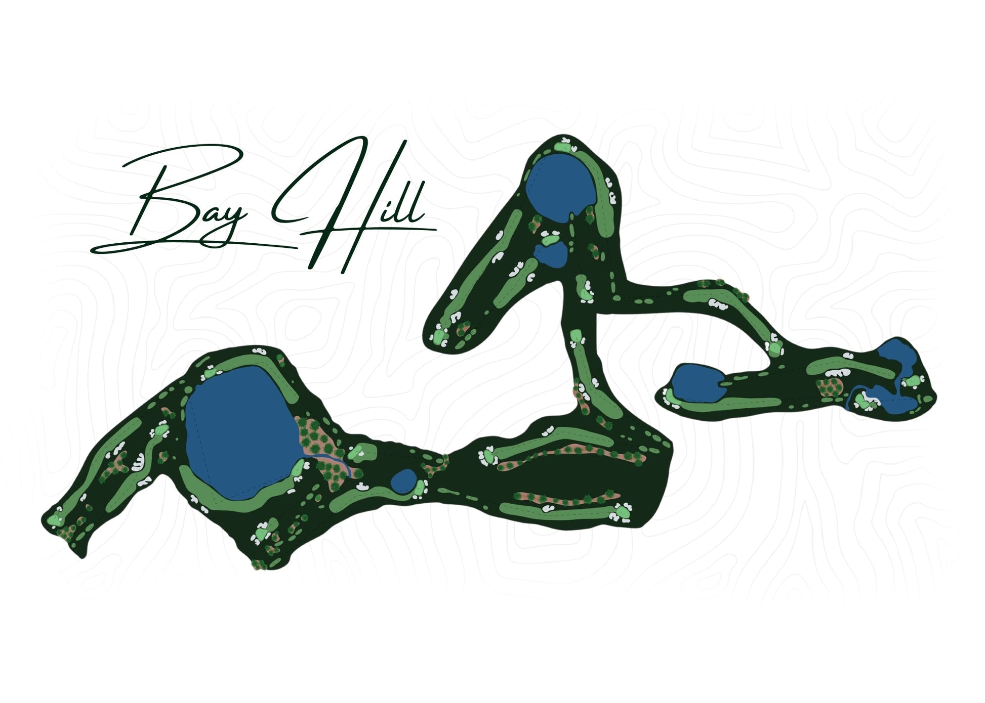 Bay Hill Course Art Print