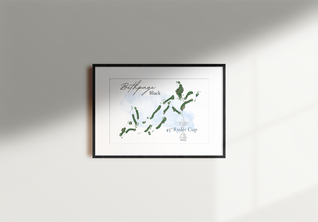 Bethpage Black Ryder Cup Course Art Print