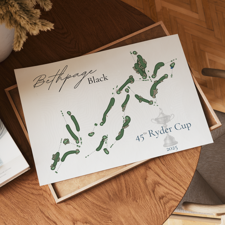Bethpage Black Ryder Cup Course Art Print