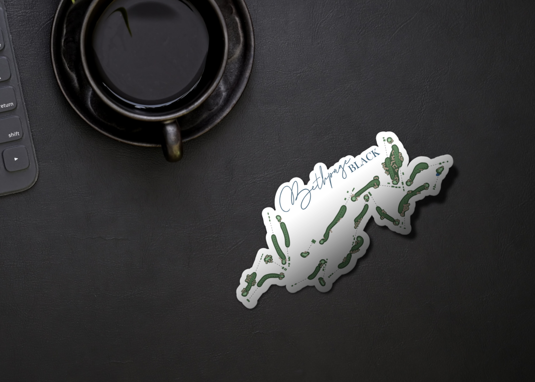 Bethpage Black Ryder Cup Course Sticker