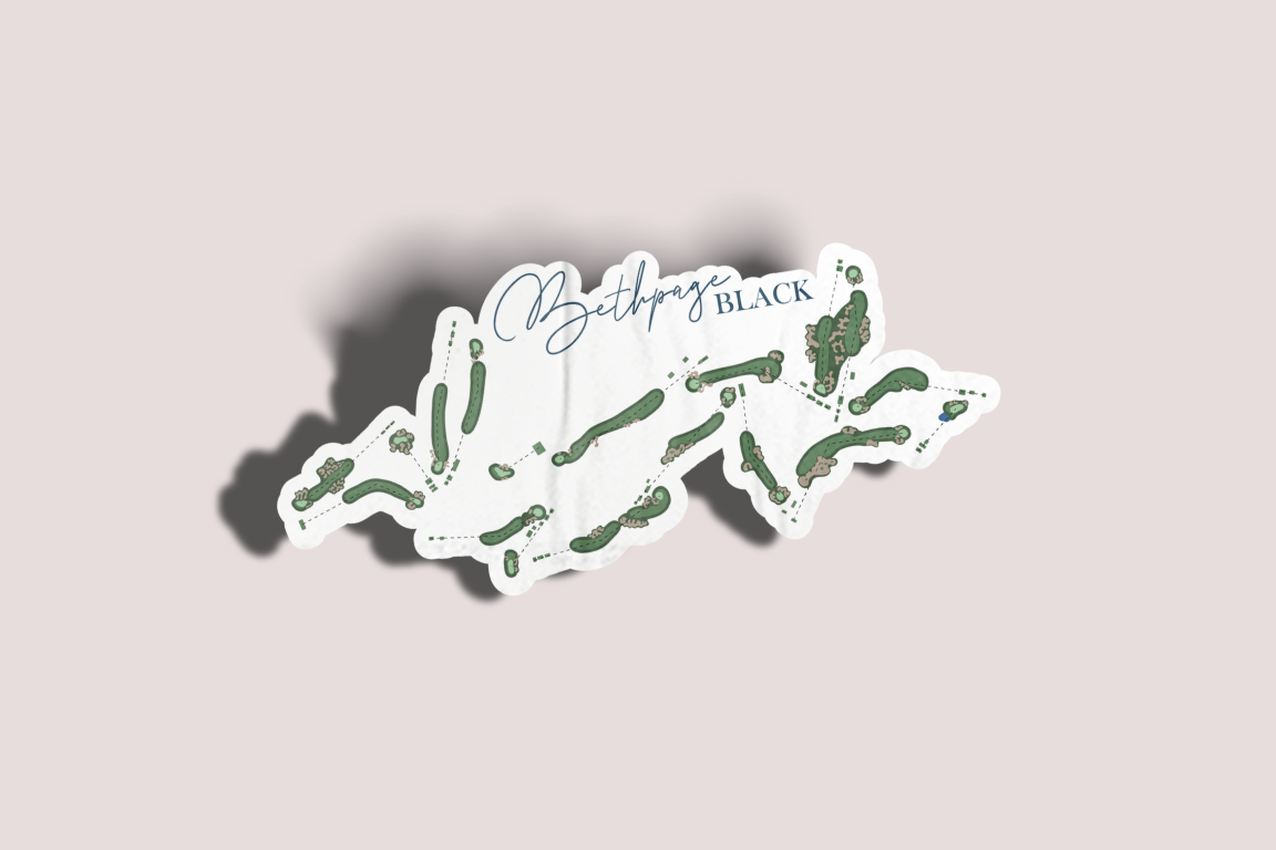 Bethpage Black Ryder Cup Course Sticker