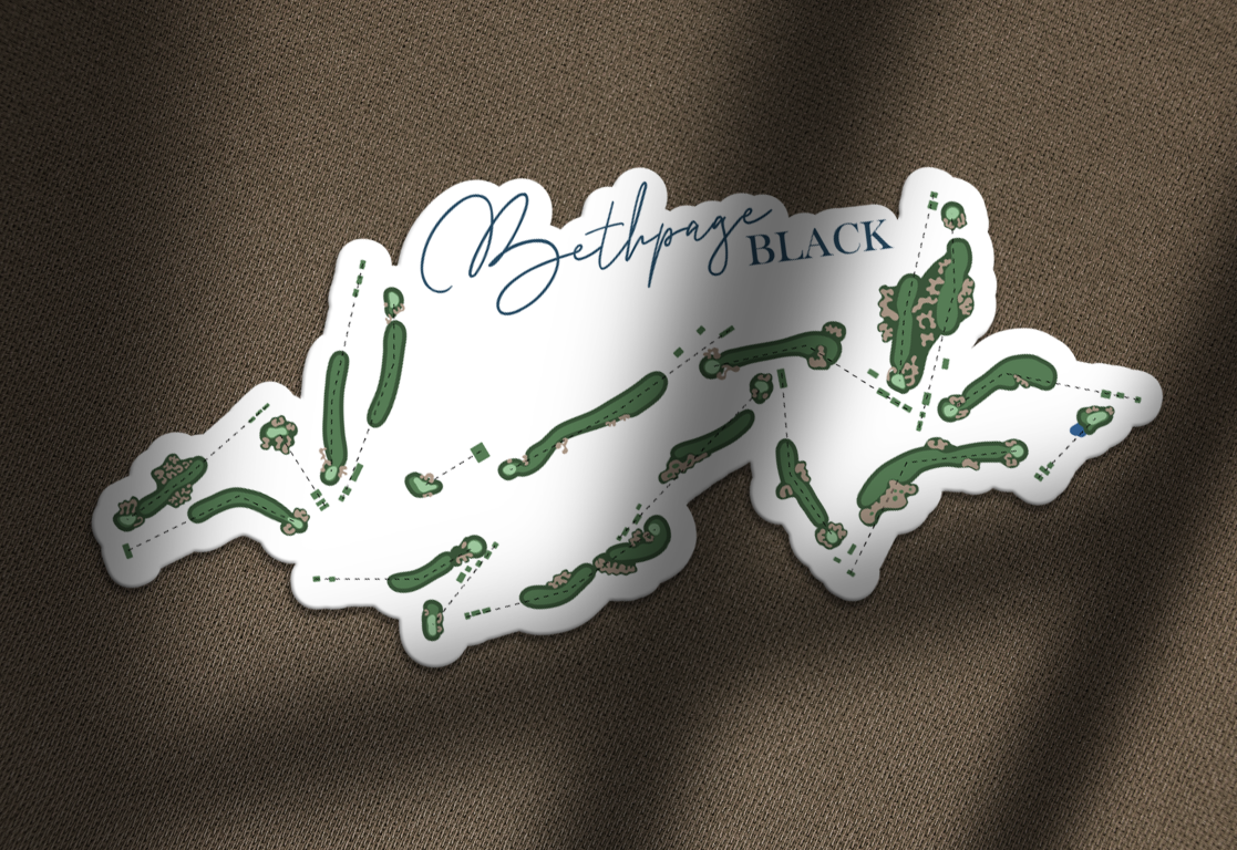 Bethpage Black Ryder Cup Course Sticker