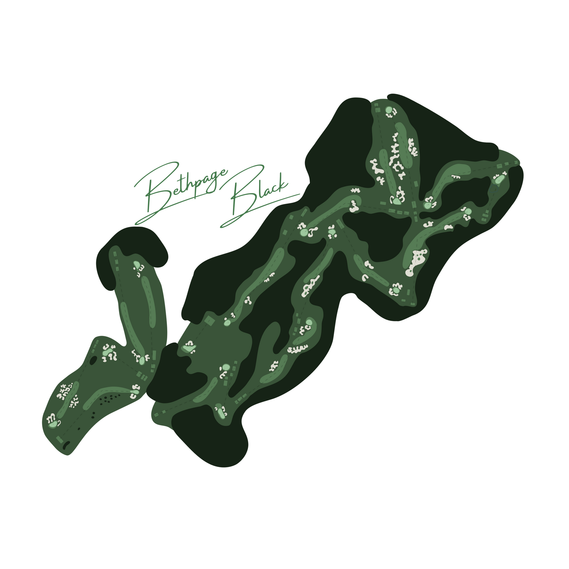 Bethpage Course Sticker