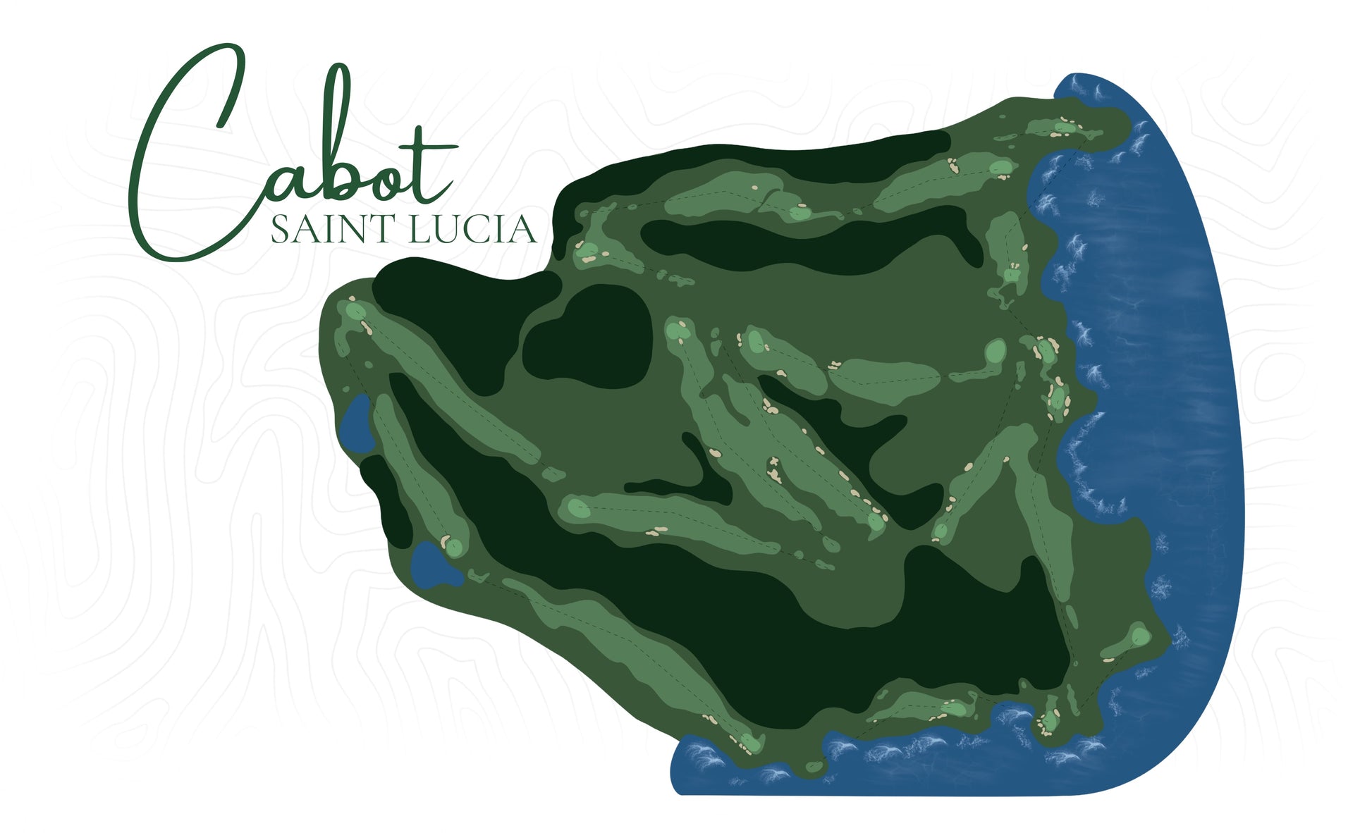 Cabot St Lucia Art Print