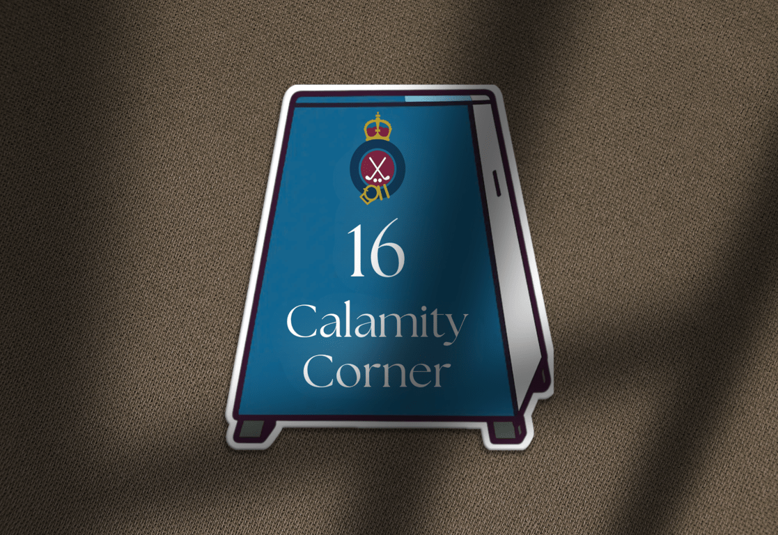 Royal Portrush Tee Marker Sticker - Links & Legends