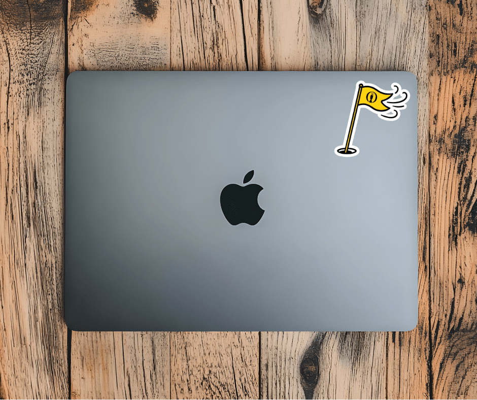 Open Championship Flag Sticker - Links & Legends