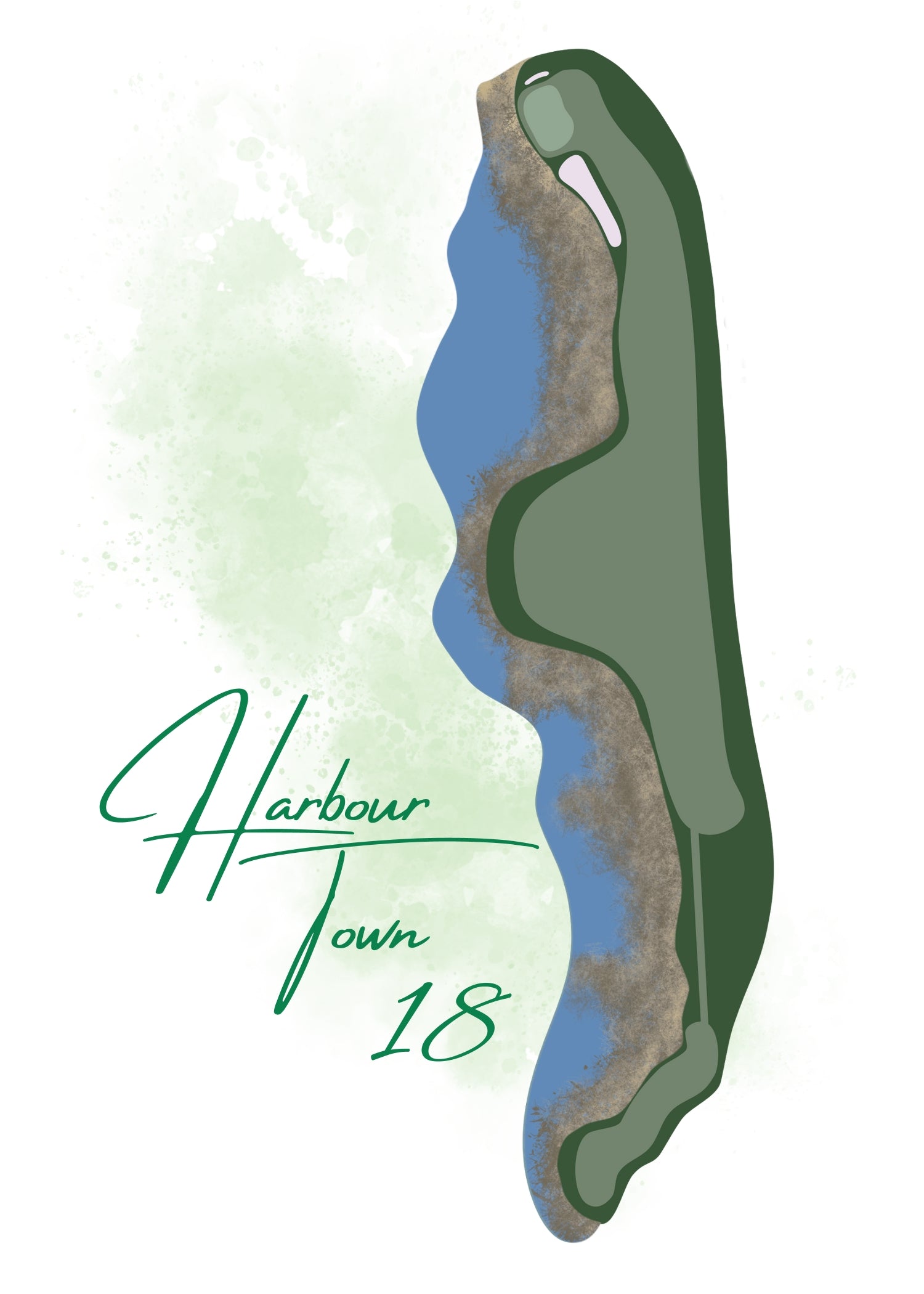 Harbour Town 18 Art Print
