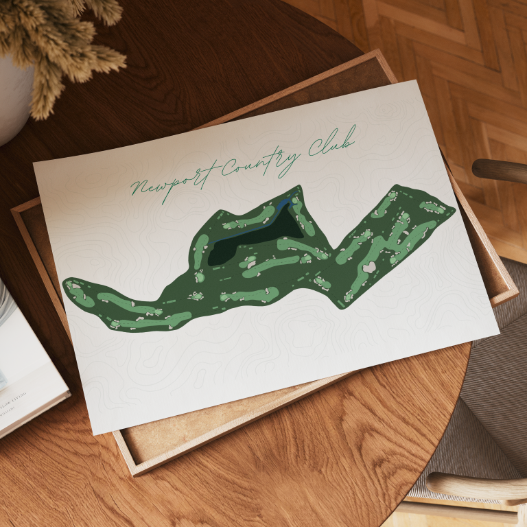 Newport CC Course Art Print