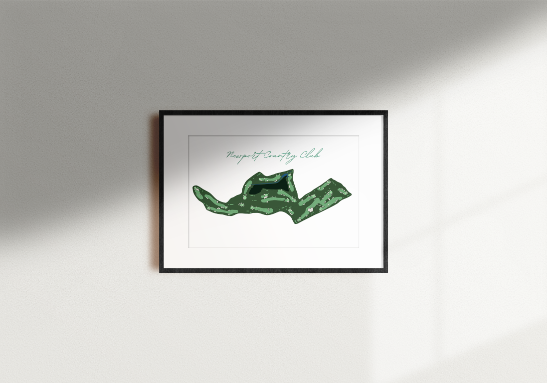 Newport CC Course Art Print