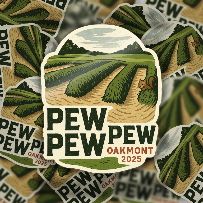 Pew Pew Pew Sticker