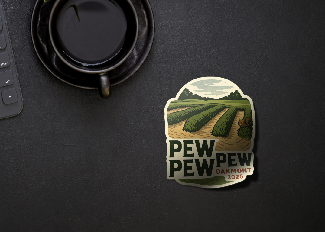 Pew Pew Pew Sticker