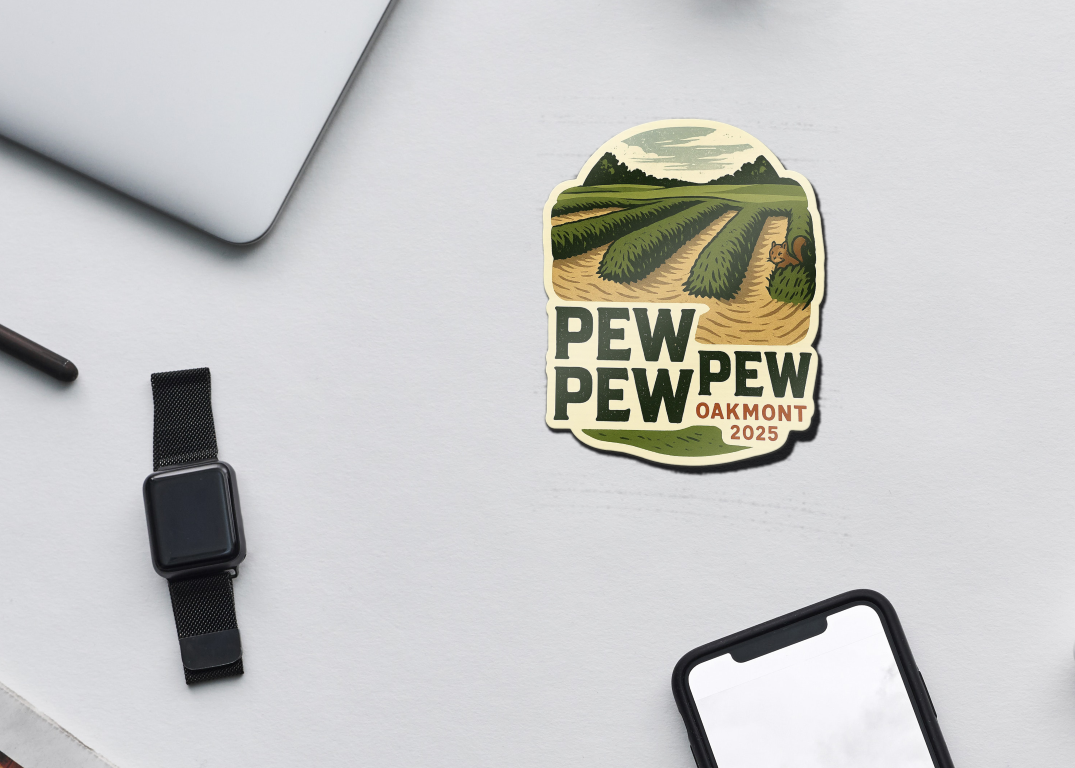 Pew Pew Pew Sticker
