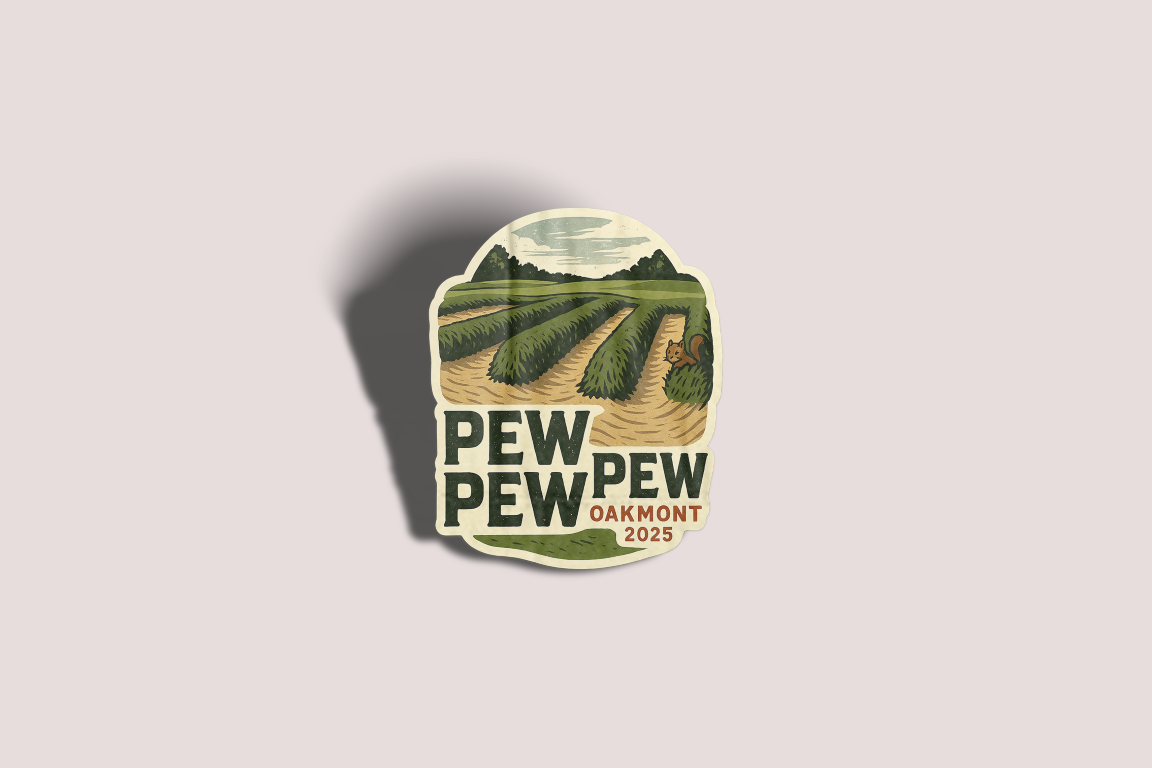 Pew Pew Pew Sticker