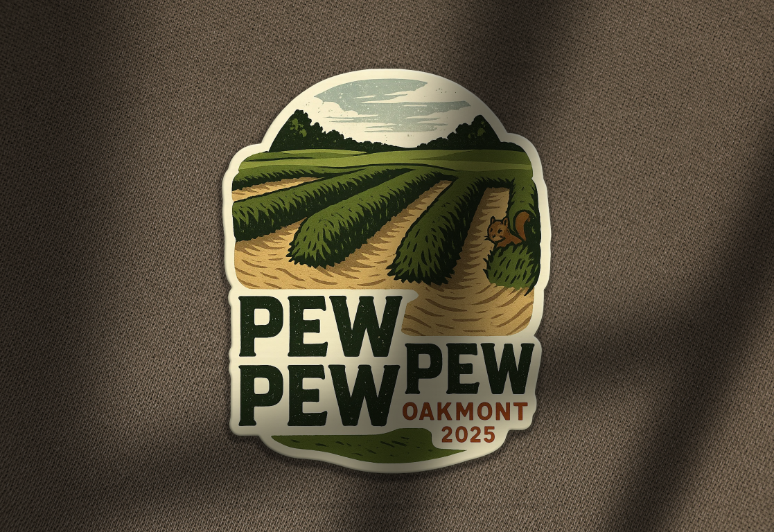Pew Pew Pew Sticker