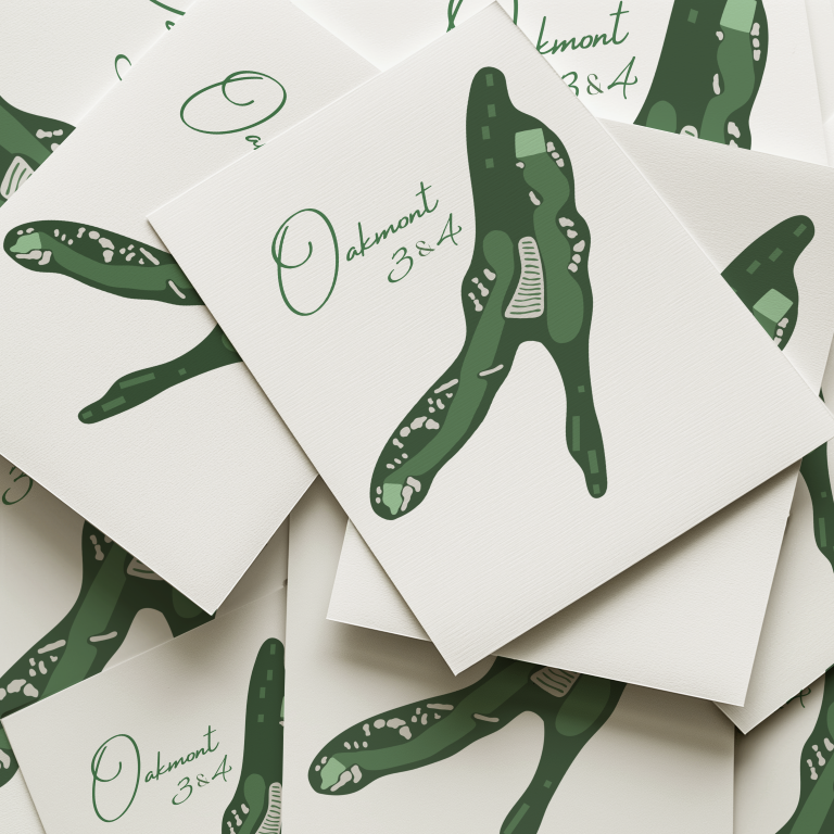 Oakmont Hole 3 & 4 Art Print