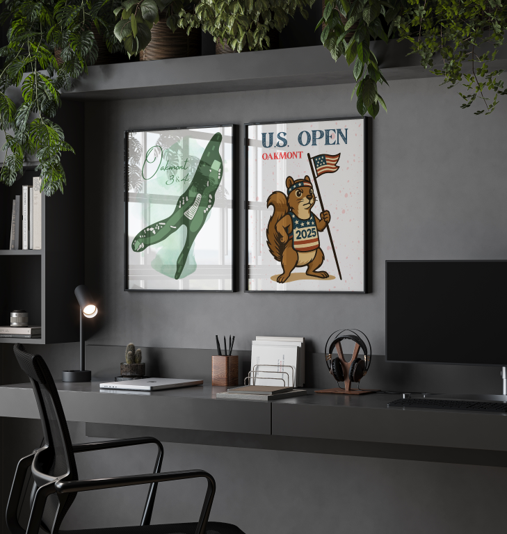 Oakmont Hole 3 & 4 Art Print